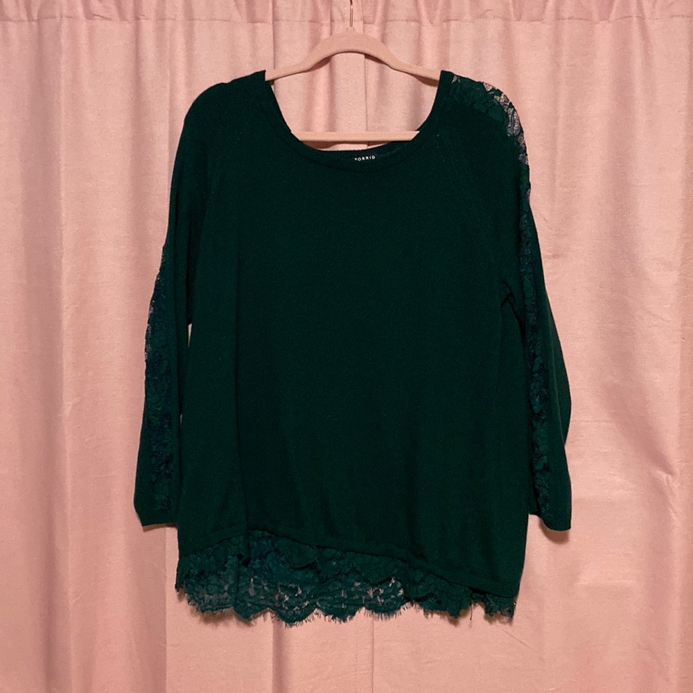 Torrid Lace Sweater